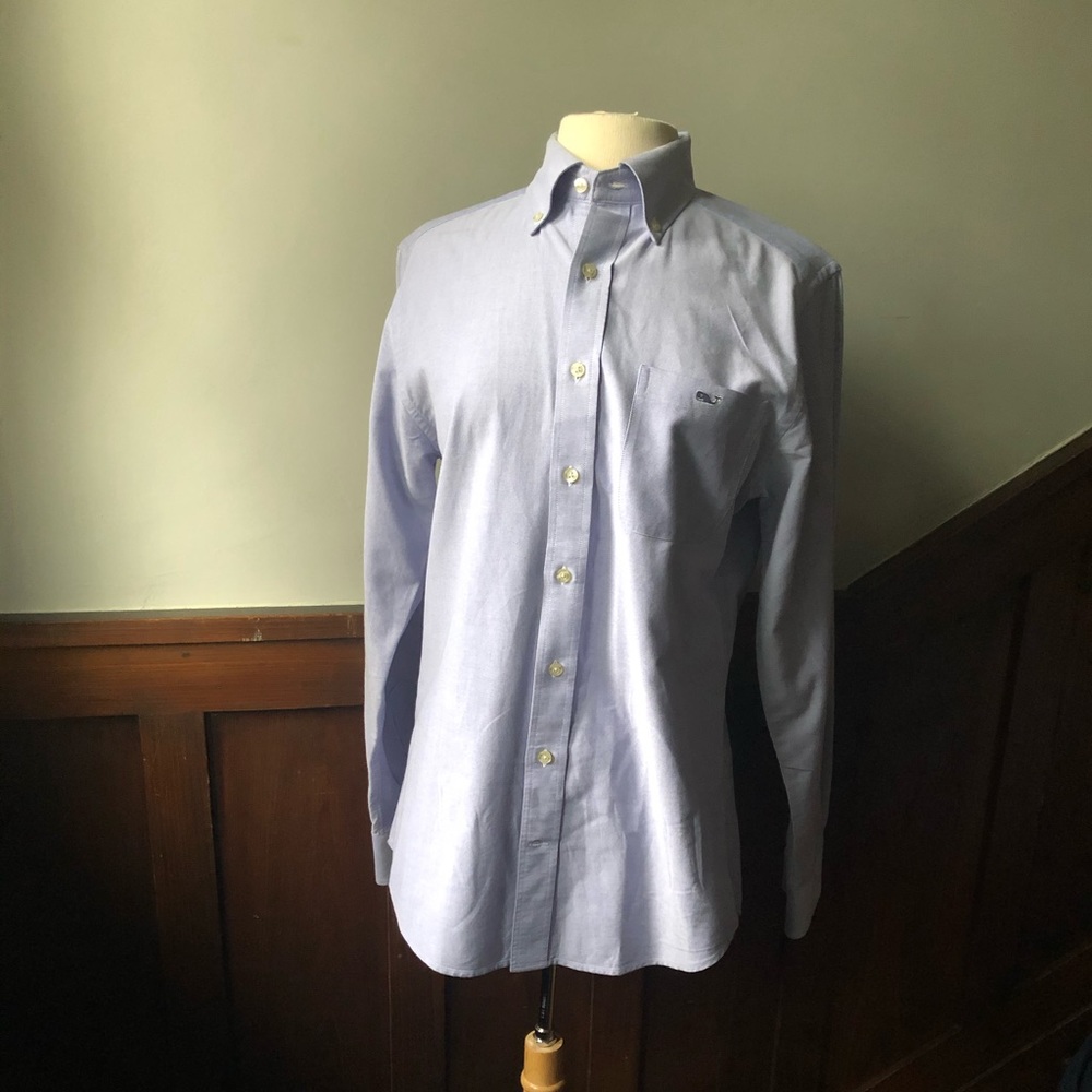 Men’s Vineyard Vines slim fit tucker shirt size s